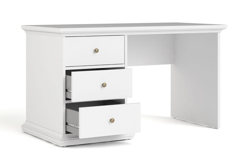 Paris Skrivbord 130 cm - Vit - Möbler - Bord & matgrupp - Kontorsbord - Skrivbord