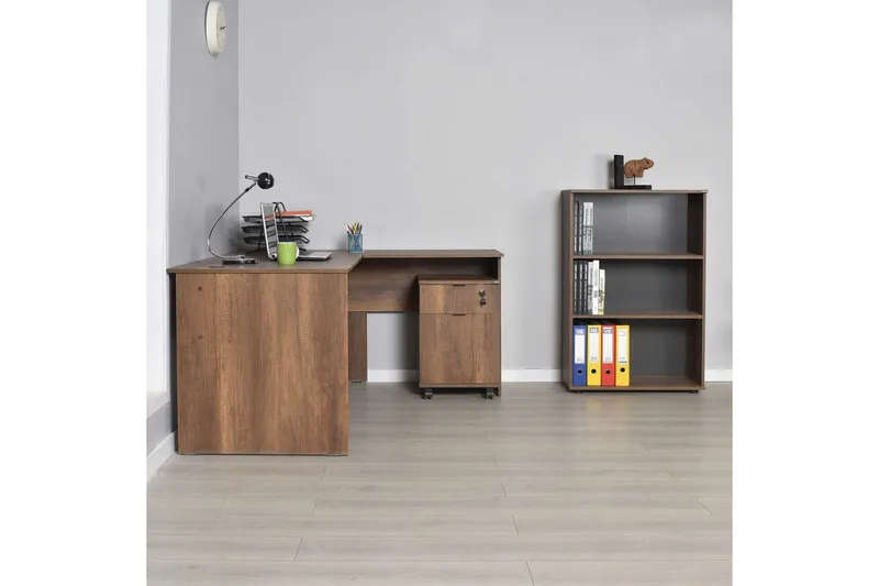 Skrivbord Quelanwich Valnöt - Valnöt - Möbler - Bord & matgrupp - Kontorsbord - Skrivbord