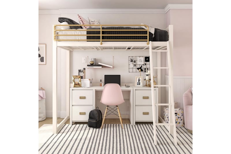 Quincy Skrivbord 120 cm Vit - Queer Eye - Möbler - Bord & matgrupp - Kontorsbord - Skrivbord