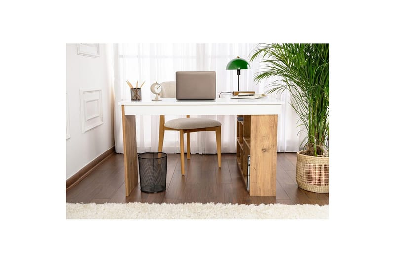 Skrivbord Regar Vit Atlantisk Furu - Vit Atlantisk Furu - Möbler - Bord & matgrupp - Kontorsbord - Skrivbord