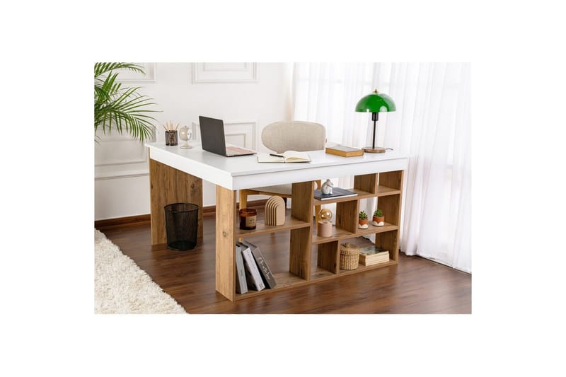 Skrivbord Regar Vit Atlantisk Furu - Vit Atlantisk Furu - Möbler - Bord & matgrupp - Kontorsbord - Skrivbord