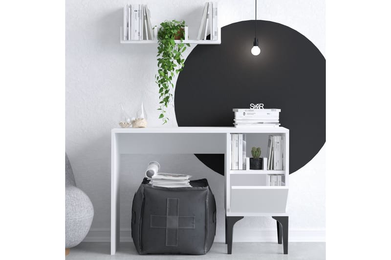 Skrivbord Rish 74x45 cm Vit - Hanah Home - Möbler - Bord & matgrupp - Kontorsbord - Skrivbord
