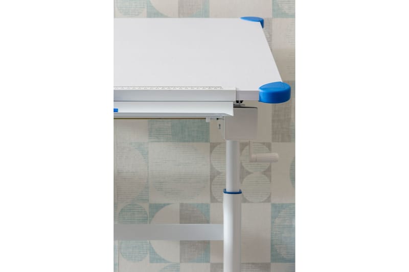 Ritbord Kreigh 119 cm - Blå - Skrivbord - Ritbord barn & rittavla barn - Ritbord