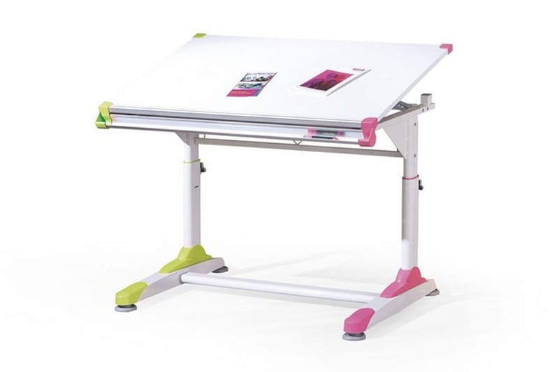 Ritbord Venegas 100 cm - Rosa|Grön - Skrivbord - Ritbord - Ritbord barn & rittavla barn