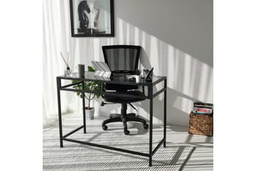 Sabani Skrivbord 100 cm - Glas/Rökfärgad/Svart - Möbler - Bord & matgrupp - Kontorsbord - Skrivbord