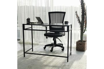 Sabani Skrivbord 100 cm - Glas/Svart - Möbler - Bord & matgrupp - Kontorsbord - Skrivbord