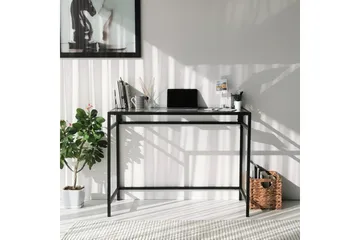 Sabani Skrivbord 100 cm - Glas/Svart - Möbler - Bord & matgrupp - Kontorsbord - Skrivbord