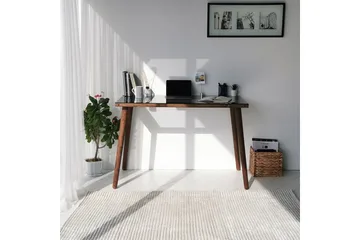 Sabani Skrivbord 110 cm - Glas/Valnötsbrun - Möbler - Bord & matgrupp - Kontorsbord - Skrivbord