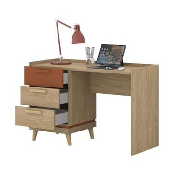 Skrivbord Scandi med 3 lådor - Oljerad Ek - Möbler - Bord & matgrupp - Kontorsbord - Skrivbord