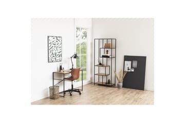 Seaford Skrivbord 100x45x75 cm Ek/Svart - Möbler - Bord & matgrupp - Kontorsbord - Skrivbord