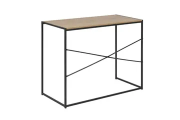 Seaford Skrivbord 100x45x75 cm Ek/Svart - Möbler - Bord & matgrupp - Kontorsbord - Skrivbord