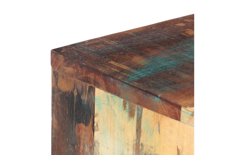 Skrivbord 118x48x75 cm massivt återvunnet trä - Flerfärgad - Skrivbord - Datorbord