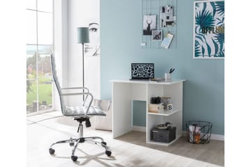 Skrivbord Adeon 82 cm med Förvaring Hyllor - Vit - Möbler - Bord & matgrupp - Kontorsbord - Skrivbord