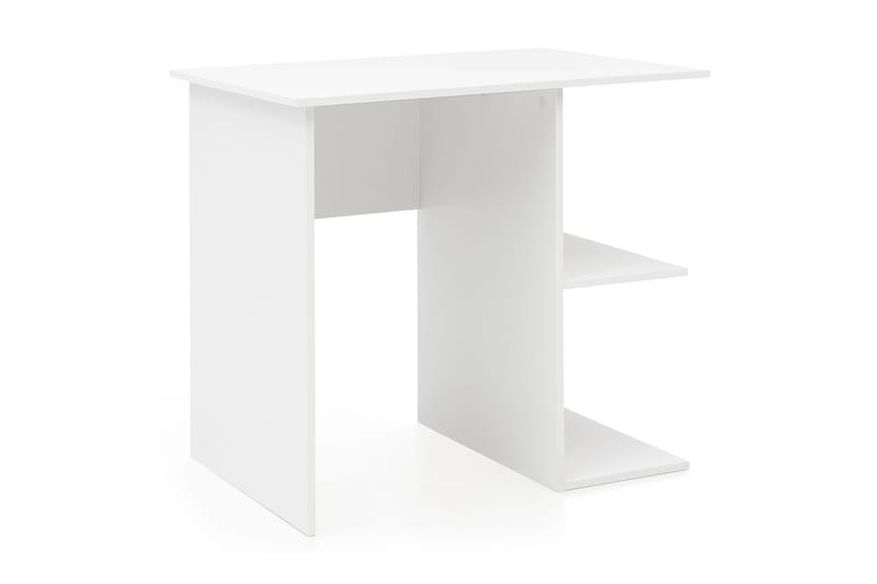 Skrivbord Adeon 82 cm med Förvaring Hyllor - Vit - Möbler - Bord & matgrupp - Kontorsbord - Skrivbord