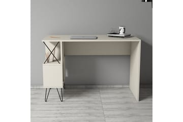 Skrivbord Amtorp 120 cm med Förvaring Hylla - Beige - Möbler - Bord & matgrupp - Kontorsbord - Skrivbord