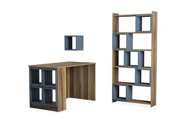 Skrivbord Amtorp 120 cm med Förvaring Hylla+Vägghylla+Bokhyl - Möbler - Bord & matgrupp - Kontorsbord - Skrivbord