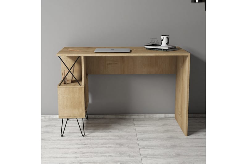 Skrivbord Amtorp 120 cm med Förvaring Hylla - Möbler - Bord & matgrupp - Kontorsbord - Skrivbord