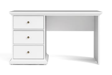 Skrivbord Anjou 130 cm - Vit - Möbler - Bord & matgrupp - Kontorsbord - Skrivbord