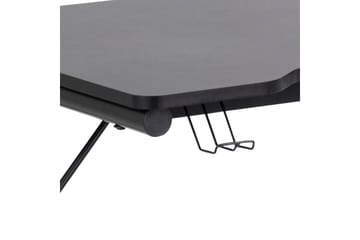 Skrivbord Annaleigh 100 cm med Mughållare + Headsethållare - Svart/Matt Svart - Möbler - Bord & matgrupp - Kontorsbord - Skrivbord