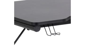 Skrivbord Annaleigh 100 cm med Mughållare + Headsethållare - Svart/Matt Svart - Möbler - Bord & matgrupp - Kontorsbord - Skrivbord