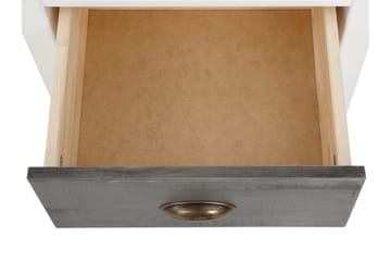 Skrivbord Ashmore 140 cm - Vit/Ljusgrå/Mörkgrå - Möbler - Bord & matgrupp - Kontorsbord - Skrivbord