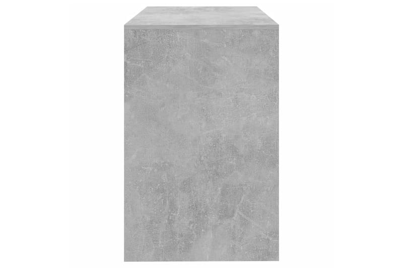 Skrivbord betonggrå 101x50x76,5 cm spånskiva - Grå - Skrivbord - Datorbord