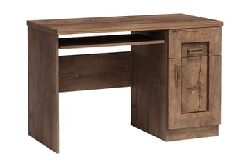 Skrivbord Borek 118 cm med Förvaring Lådor+Hylla+Skåp