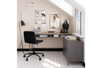 Skrivbord Bradford 153 cm Grå - Dorel Home - Möbler - Bord & matgrupp - Kontorsbord - Skrivbord