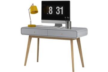Skrivbord Caitlyn 120 cm - Grå - Möbler - Bord & matgrupp - Kontorsbord - Skrivbord