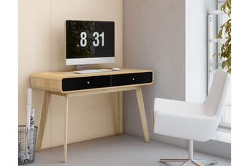 Skrivbord Caitlyn 120 cm - Natur/Svart - Möbler - Bord & matgrupp - Kontorsbord - Skrivbord