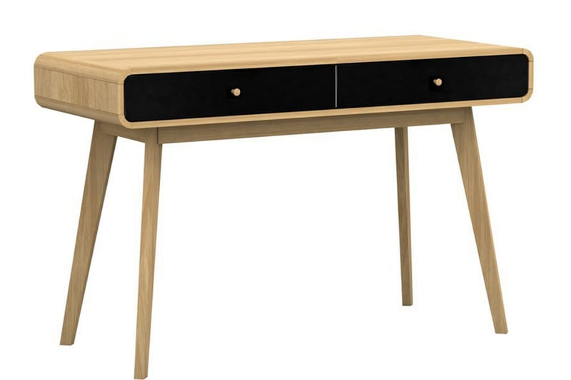 Skrivbord Caitlyn 120 cm - Natur/Svart - Möbler - Bord & matgrupp - Kontorsbord - Skrivbord