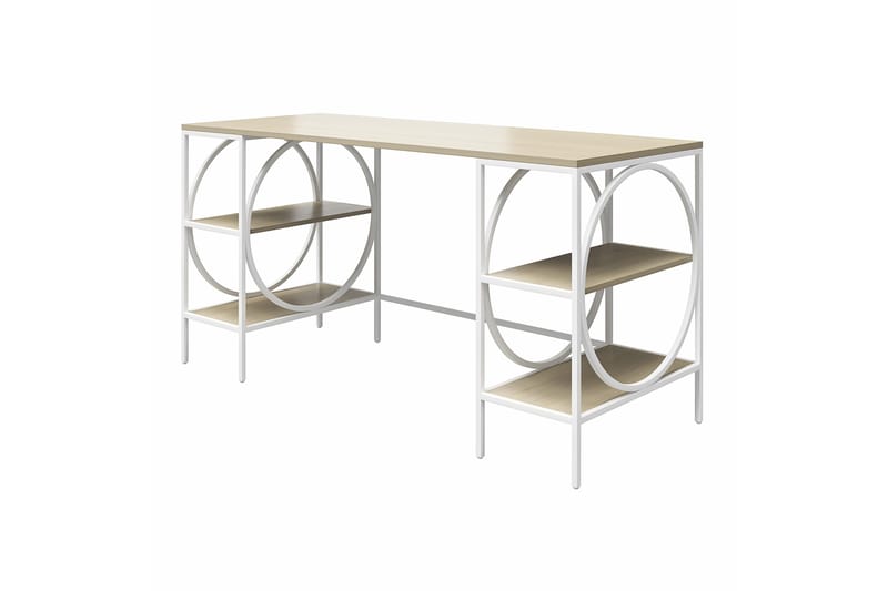 Skrivbord Cambridge 152 cm Brun - Dorel Home - Möbler - Bord & matgrupp - Kontorsbord - Skrivbord