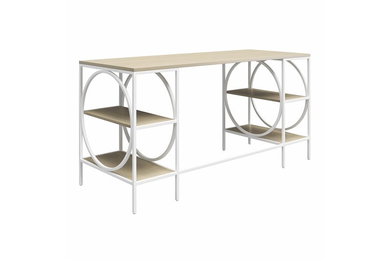 Skrivbord Cambridge 152 cm Brun - Dorel Home - Möbler - Bord & matgrupp - Kontorsbord - Skrivbord
