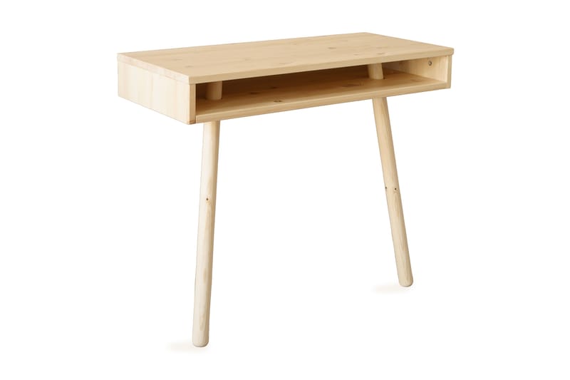 Skrivbord Capo 90 cm med Förvaring Hylla Tall/Natur - Karup Design - Skrivbord - Datorbord