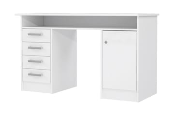 Skrivbord Cromarty 126 cm - Vit - Möbler - Bord & matgrupp - Kontorsbord - Skrivbord