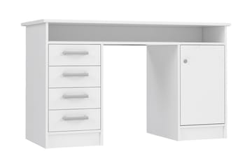 Skrivbord Cromarty 126 cm - Vit - Möbler - Bord & matgrupp - Kontorsbord - Skrivbord