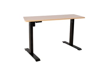 Skrivbord Ergo140x70 cm sänkbar Lönn/Svart - Möbler - Bord & matgrupp - Kontorsbord - Skrivbord