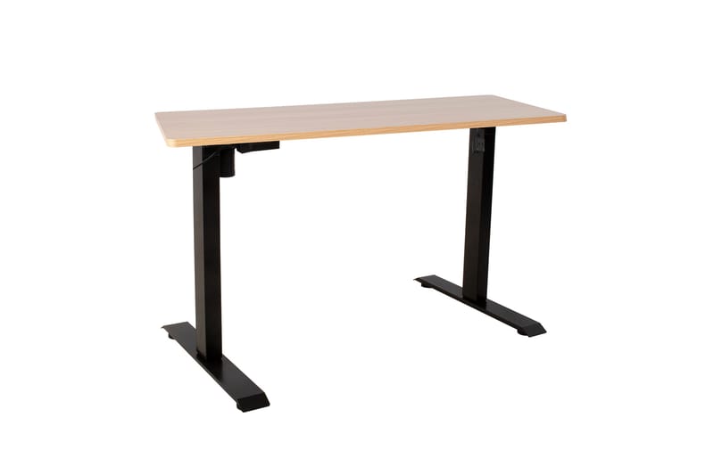 Skrivbord Ergo140x70 cm sänkbar Lönn/Svart - Möbler - Bord & matgrupp - Kontorsbord - Skrivbord
