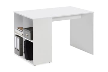 Skrivbord Evania 117 cm med Förvaring Hyllor - Vit - Möbler - Bord & matgrupp - Kontorsbord - Skrivbord