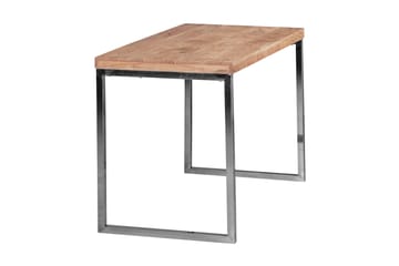 Skrivbord Feehrer 120 cm - Akacia/Krom - Möbler - Bord & matgrupp - Kontorsbord - Skrivbord