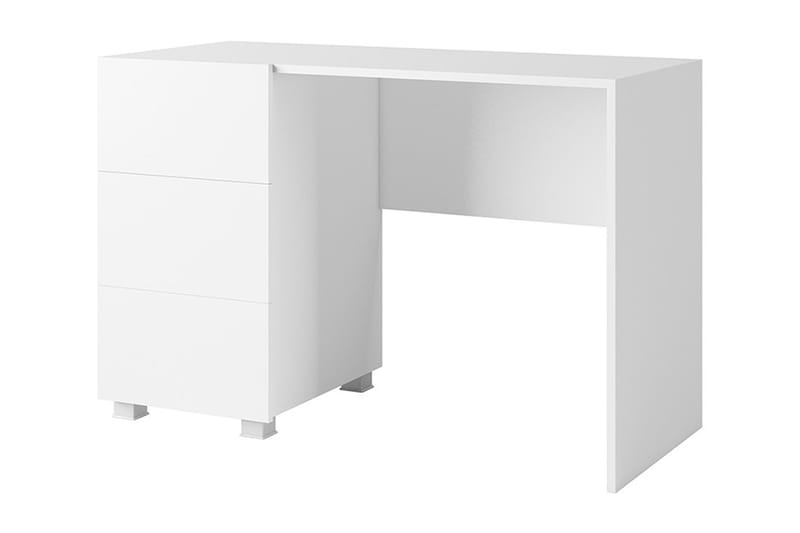 Skrivbord Frick 110 cm med Förvaring, Vit