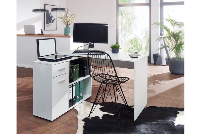 Skrivbord Gaddana 120 cm - Vit - Skrivbord - Datorbord