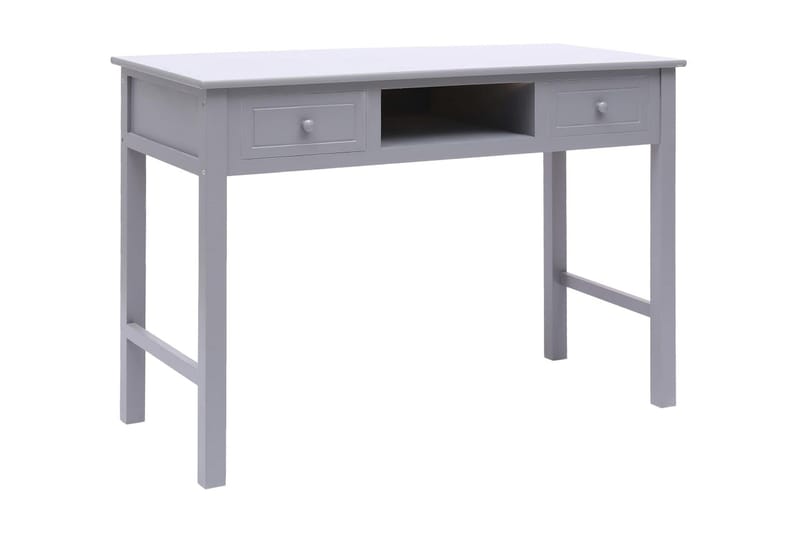 Skrivbord grå 110x45x76 cm trä - Grå - Skrivbord - Datorbord