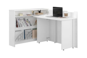 Skrivbord Grianan 136 cm - Vit - Möbler - Bord & matgrupp - Kontorsbord - Skrivbord