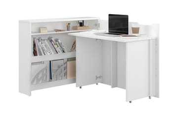 Skrivbord Grianan 136 cm - Vit - Möbler - Bord & matgrupp - Kontorsbord - Skrivbord