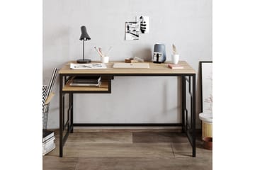 Skrivbord Handen 120 cm med Förvaring Hylla - Svart - Möbler - Bord & matgrupp - Kontorsbord - Skrivbord