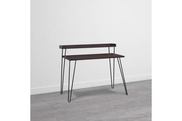 Skrivbord Haven 114 cm med Förvaring Hylla Espresso/Svart - Dorel Home - Möbler - Bord & matgrupp - Kontorsbord - Skrivbord
