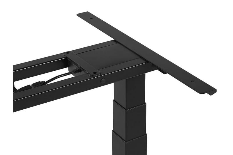 Skrivbord Hengrove 130 cm Elektriskt Justerbart - Grå/Svart - Möbler - Bord & matgrupp - Kontorsbord - Skrivbord