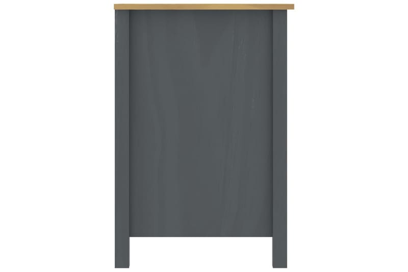Skrivbord Hill Range grå 150x50x74 cm massiv furu - Grå - Skrivbord - Datorbord