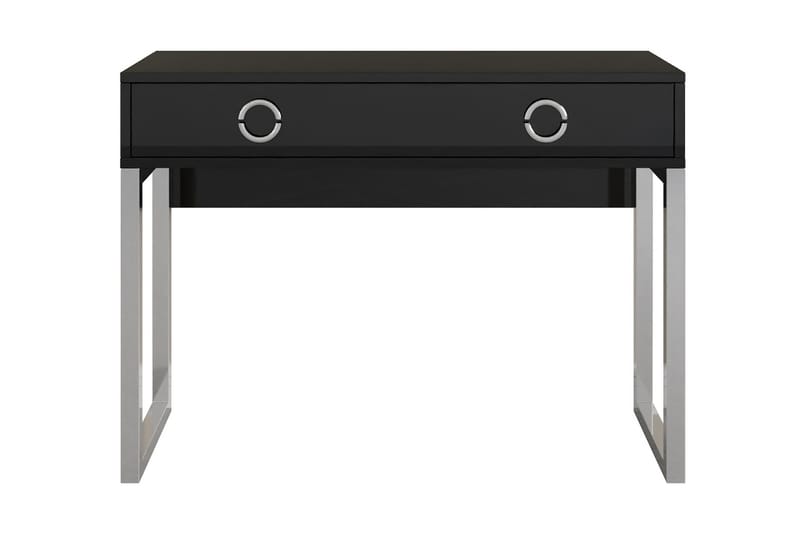 Skrivbord Iguanzo 110 cm - Svart/Krom - Skrivbord - Datorbord